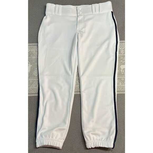 CHAMPRO Women's Tournament Traditional Low-Rise Softball Pants with Braid - Picture 3 of 8